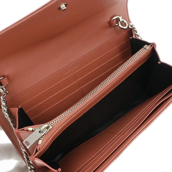 Saint Laurent Pink Envelope WOC Wallet on Chain Handbag INN393965・0216 166390 - Picture 2 of 7